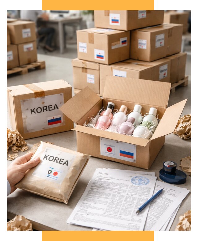 Доставка косметики из Кореи от 8858 р. под ключ | СетСервис-Урй