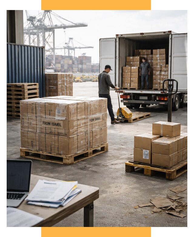 Доставка грузов из Израиля от 15632 р., логистика от СетСервис-Урй