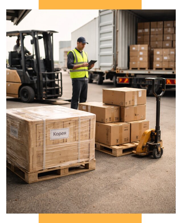 Доставка грузов в Корею из России от 36474 р. | СетСервис-Урй