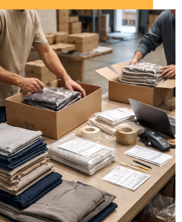 Перевозка одежды по миру от 7816 руб. с таможенным оформлением