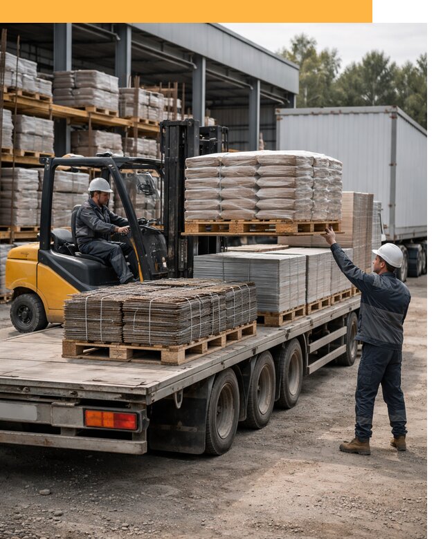 Перевозка строительных материалов по миру от 5732 руб