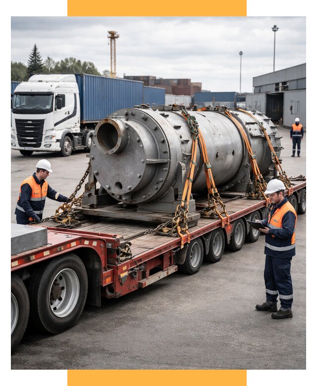 Перевозка тяжеловесных грузов под ключ от 156315 р. | СетСервис-Урй