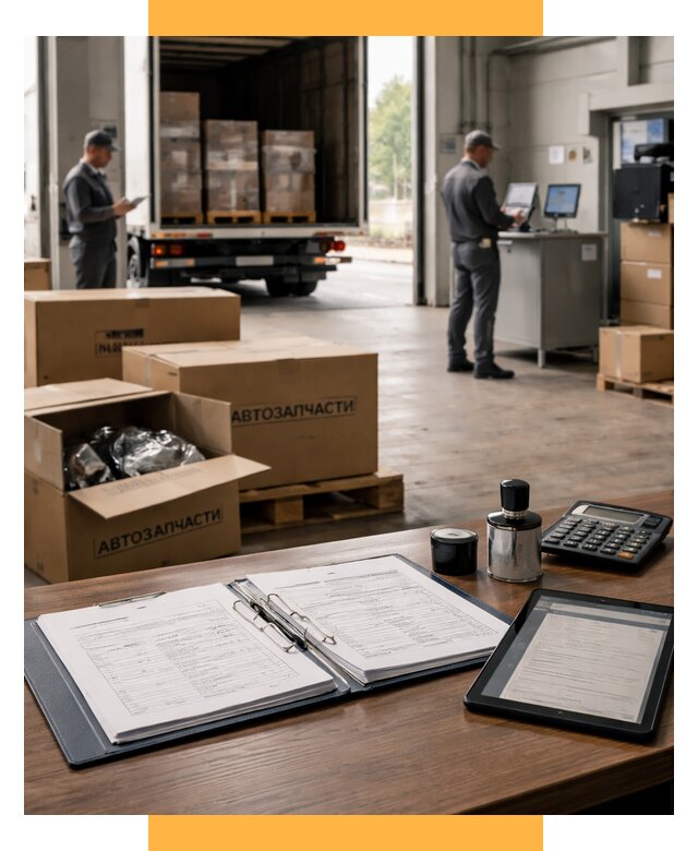 Таможенное оформление автозапчастей под ключ от 8858 р., СетСервис-Урй