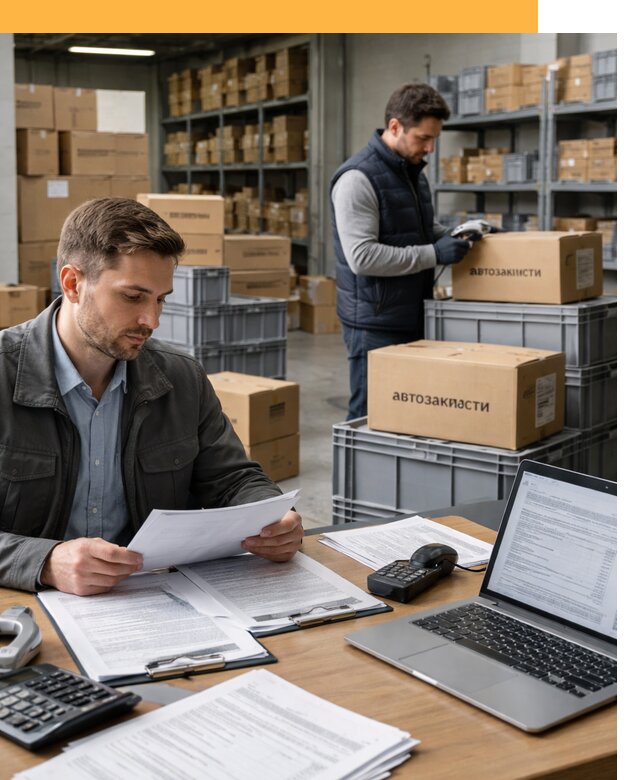 Таможенное оформление автозапчастей по выгодным тарифам от 8858