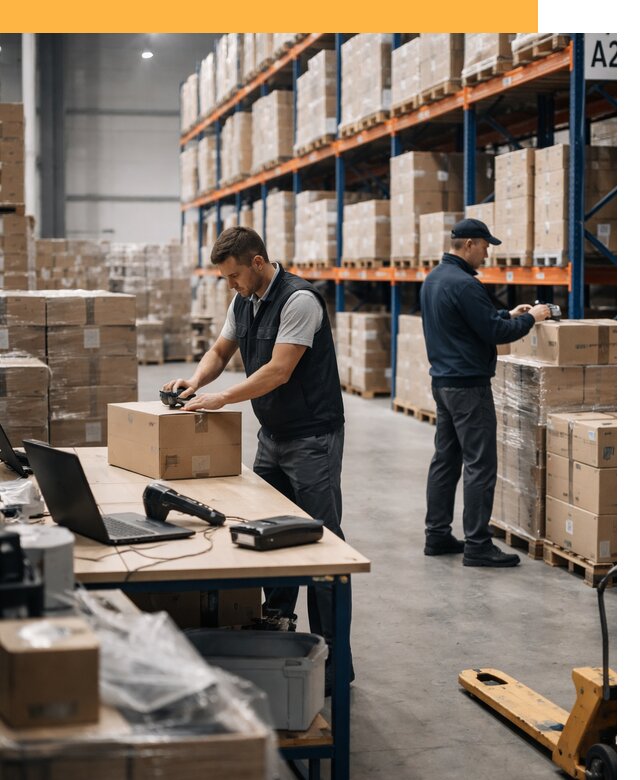 Склад консолидации в Европе: хранение, сортировка от 6774